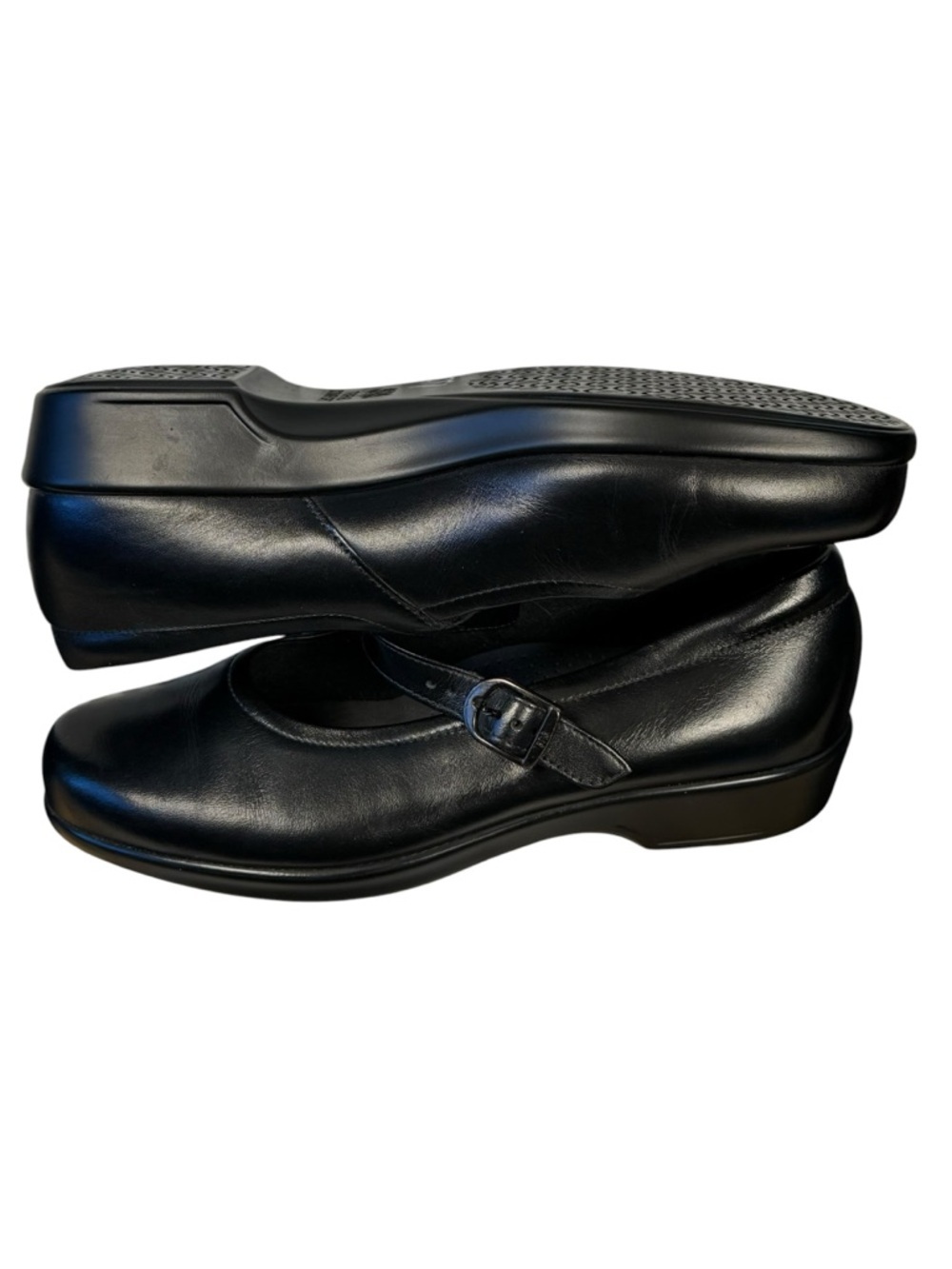 NWOB SAS Maria Comfort Black Leather Mary Jane Shoes Size 6 - Picture 11 of 14